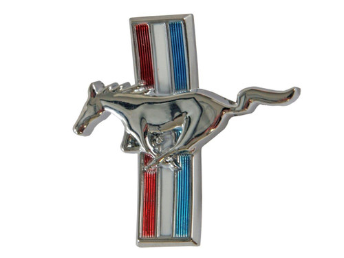 64-65 Ford Mustang Klappe Handschuhfach - Emblem gekrümmt