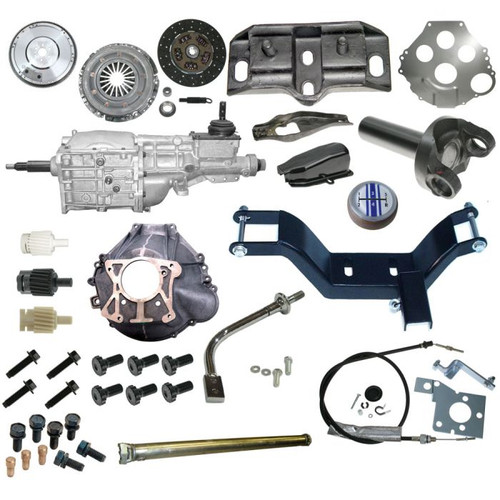 67-68 Ford Mustang (302) Schaltgetriebe komplett - Umrüstung 289-351W American Powertrain Cobra Spec T-5