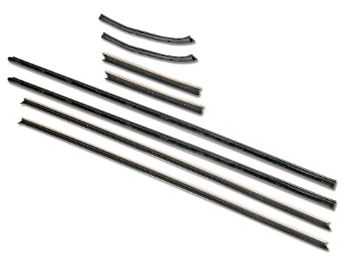 67-68 Mercury Cougar Fensterschachtleistenset