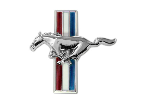 65-66 Ford Mustang Klappe Handschuhfach - Emblem gerade