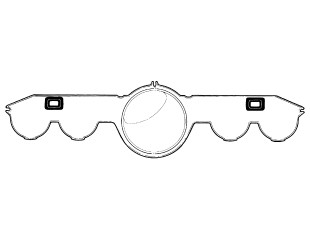 65-66 Ford Mustang Glas Instrumente