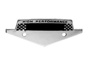 64-66 Ford Mustang Emblem Kotflügel - High Performance Kotflügel montiert