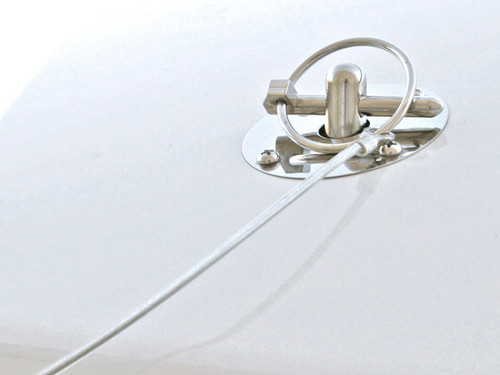 64-73 Ford Mustang Haubensicherung - Edelstahl