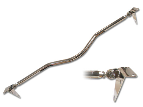 64-66 Ford Mustang Domstrebe - Einstellbar - Edelstahl