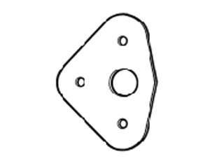 64-68 Ford Mustang Dichtung Scheibenwischer Motor/Drehgelenk