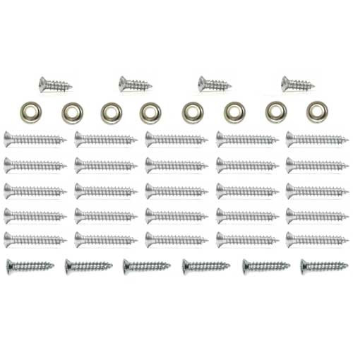 56-57 Chevrolet Corvette Base Door Trim Molding Screw