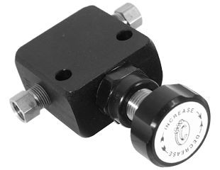 64-73 Ford Mustang Bremsdruckregelventil - Schwarz - Einstellbar