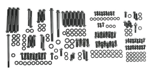 64-85 Ford Mustang (289, 302) Schraubenset Motor - ARP - Chromoly – Schwarz oxidiert – Sechskant