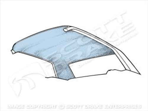 74-78 Ford Mustang II (Fastback/Hatchback) Dachhimmel (38008903)