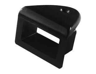 65-66 Ford Mustang (Fastback) Sicherheitsgurt - Schwarz Hinten