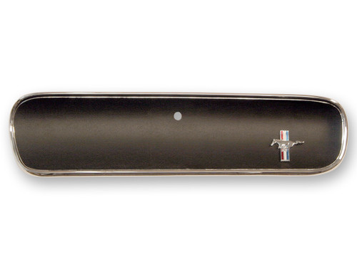 64-65 Ford Mustang Klappe Handschuhfach - Standard Schwarz inkl. Emblem