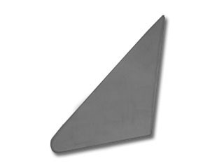 64-68 Ford Mustang Glas Dreiecksfenster - Rauch Links