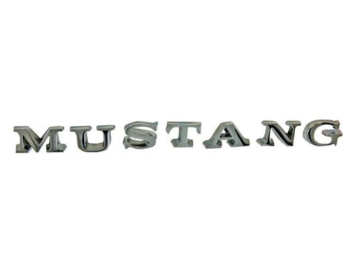 64-73 Ford Mustang Emblem Heckklappe - Buchstaben zum Kleben