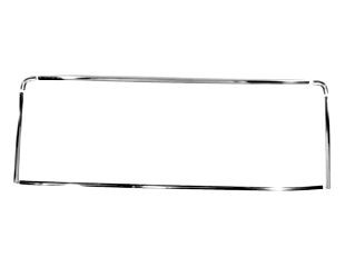 64-66 Ford Mustang (Hardtop) Zierleiste Heckscheibe - Chrom, Hinten