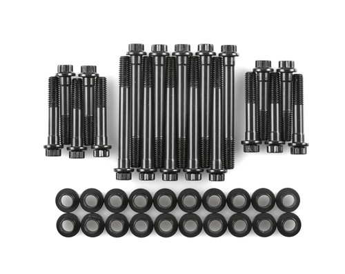 64-73 Ford Mustang (289, 302) Zylinderkopfschraubenset - Chrom-Molybdän - Vielzahn - Für Edelbrock Performer RPM Zylinderköpfe
