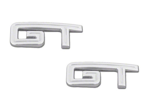 15-23 Ford Mustang GT Embleme - Paar - Chrom