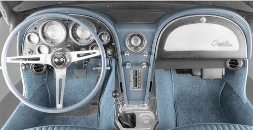 63-65 Chevrolet Corvette (327) Klimaanlagennachrüstung - Mit Sanden-Style Kompressor