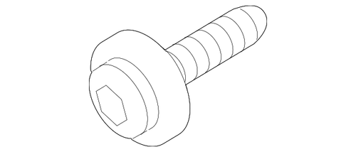 15-17 Ford Mustang Montagematerial Stoßstange - 4-er Set
