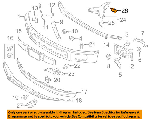 15-23 Ford Mustang Spreizniet Radhausschale - 6.5 x 4.5-7 mm - 4er Set