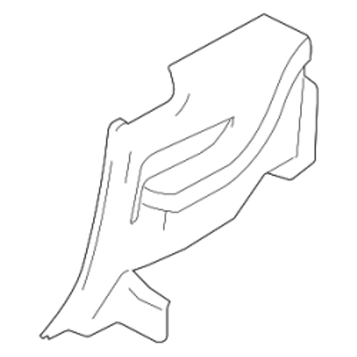 13-14 Ford Mustang Innere Seitenwandverkleidung Links