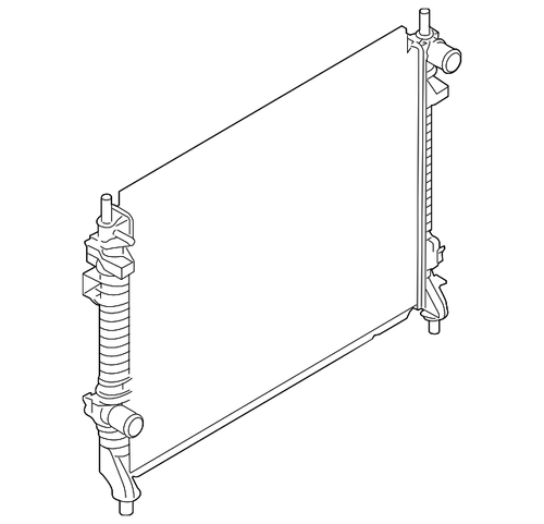 15-16 Ford Mustang (5.0, 5.2) Radiator