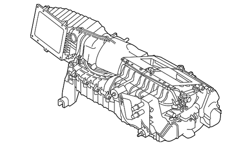 11-14 Ford Mustang Verdampfer Klimaanlage
