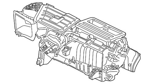 15-17 Ford Mustang Verdampfer Klimaanlage