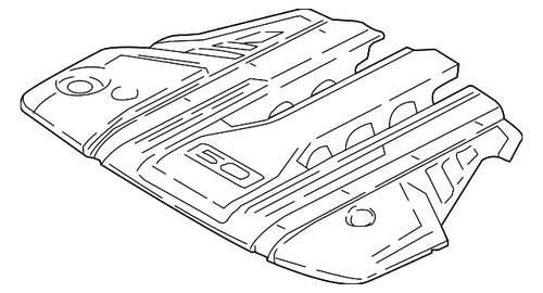 18-23 Ford Mustang GT Motorabdeckung