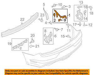15-23 Ford Mustang Verstärkung Stoßstange Hinten links