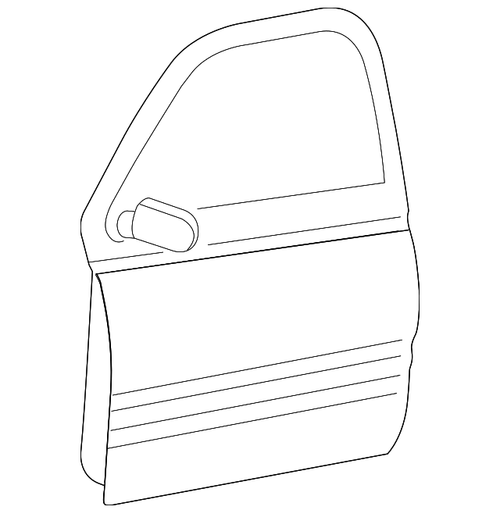 15-18 Ram 1500 Türgehäuse Vorne links