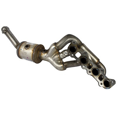 15-17 Ford Mustang Abgaskrümmer mit integriertem Katalysator Links