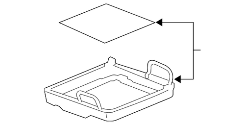 05-11 Ford Mustang Rahmengestell Sitz Beifahrerseite