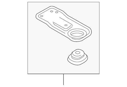 18-23 Ford Mustang Kühlerbefestigung Oben