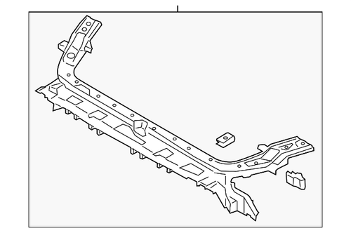 18-20 Ford Mustang Befestigungsstrebe Kühler Oben