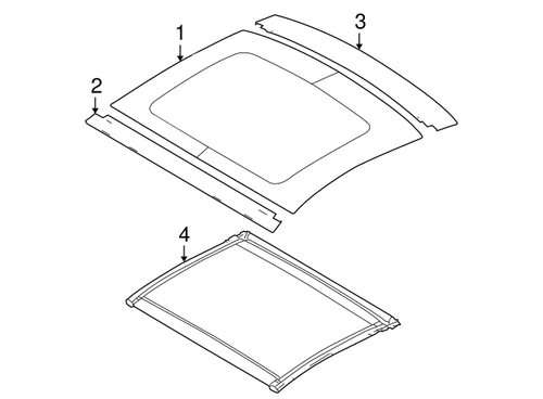 09-14 Ford Mustang Sunroof