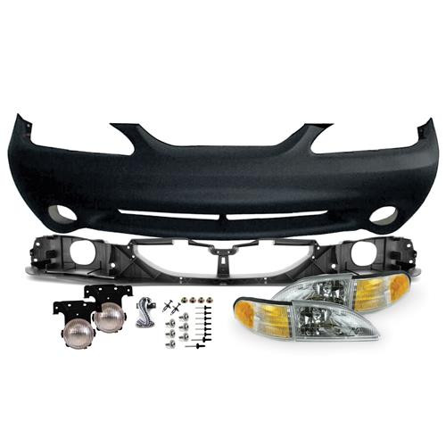94-98 Ford Mustang Stoßstange - Cobra Style Paket inkl. Beleuchtung - vorne Vorne