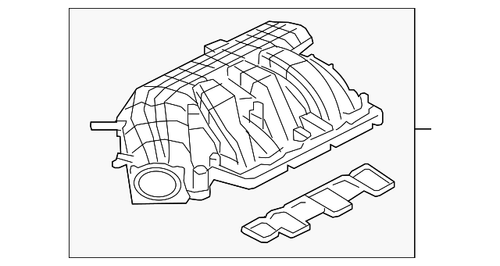 15-17 Ford Mustang (3.7) Ansaugspinneneinheit