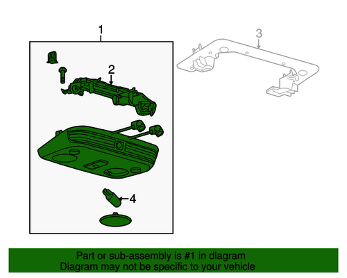 13-14 Ford Mustang (Coupe) Dachkonsole