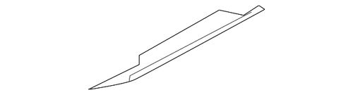 10-14 Ford Mustang Shelby GT500 Aufkleber Spoiler Unten