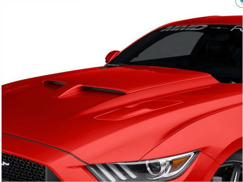 15-17 Ford Mustang Lufthutze Motorhaube - Race Red