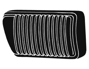 65-68 Ford Mustang Pedalauflage Kupplungspedal