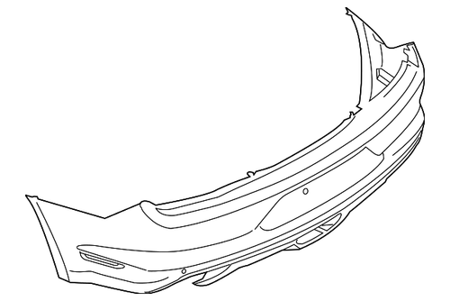 18-20 Ford Mustang (2.3) Bumper Cover Rear