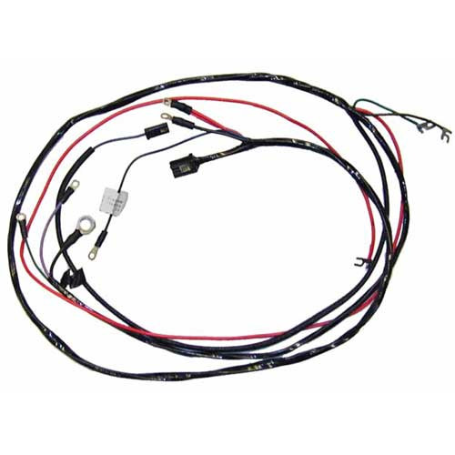 Wiązka przewodów silnika Chevroleta Corvette z lat 58-62 – skrzynia biegów manualna Wiązka przewodów silnika Chevroleta Corvette z lat 58-62 – skrzynia biegów manualna