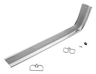 64-66 Ford Mustang Zierleiste Kühlergrill - Aluminium - Poliert - Rechts Rechts