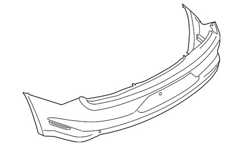 15-20 Ford Mustang (5.2) Stoßstange Hinten
