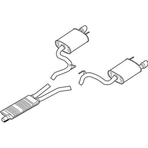 15-17 Ford Mustang (3.7) Abgasanlage
