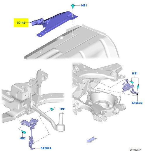 18-22 Ford Mustang Steuermodul für aktives Fahrwerk