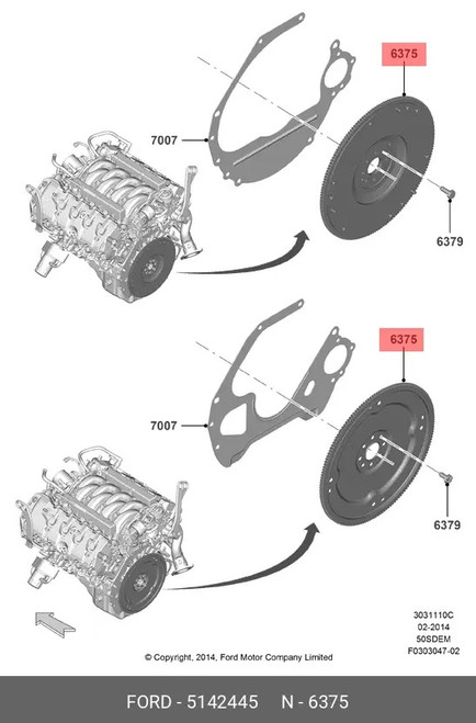 05-09 Ford Mustang (4.0, 5.4) Aufkleber außen Links