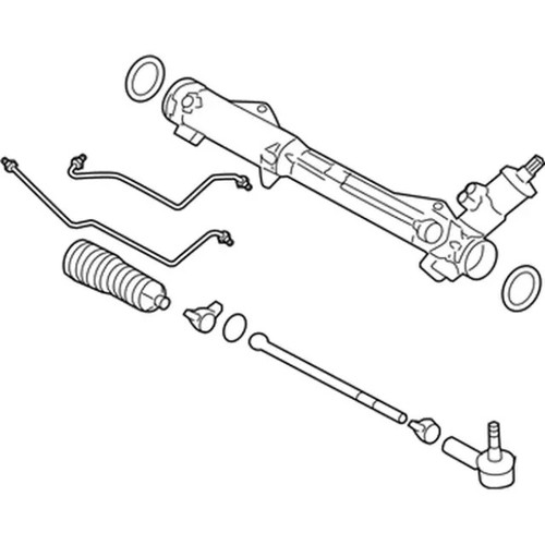 05-10 Ford Mustang Base (4.0) Przekładnia kierownicza 05-10 Ford Mustang Base (4.0) Przekładnia kierownicza