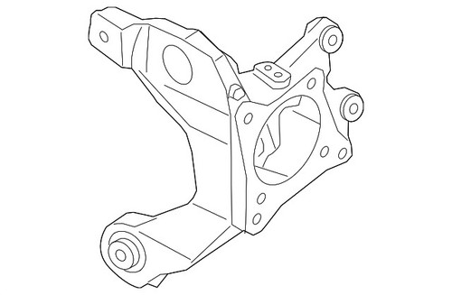 20-22 Ford Mustang Shelby GT500 (5.2) Achsschenkel Radaufhängung Hinten links